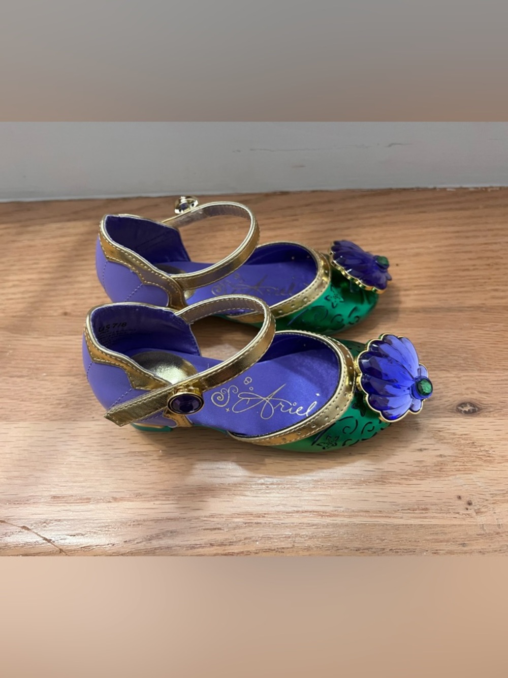 Disney Princess The Little Mermaid Ariel toddler girls shoes heels size 7/8